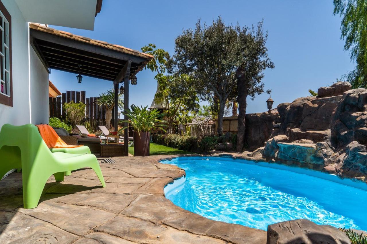 Deluxe Villa Bella Vita Air Con & Heated Pool, Tenerife South Chayofa エクステリア 写真
