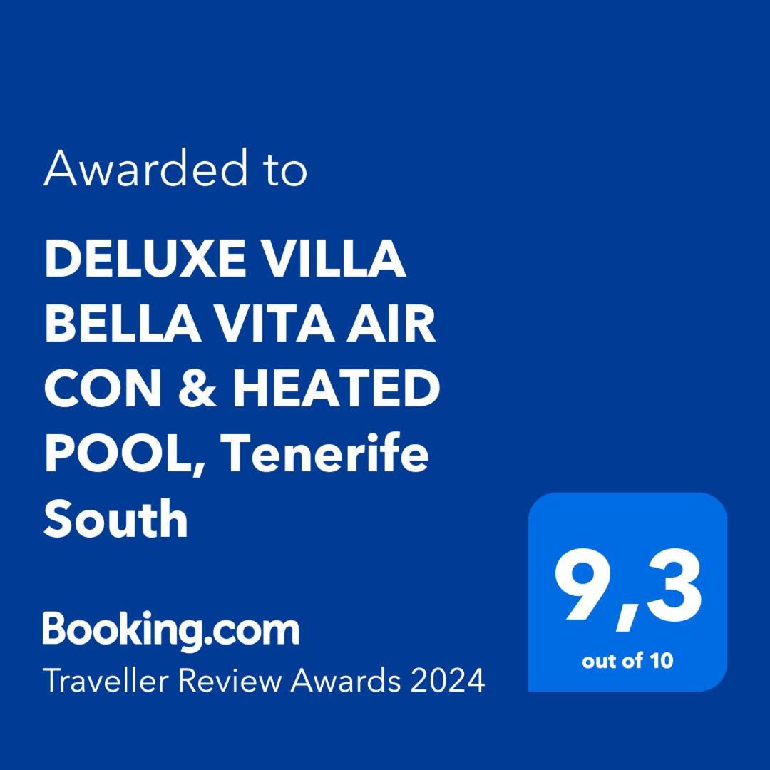 Deluxe Villa Bella Vita Air Con & Heated Pool, Tenerife South Chayofa エクステリア 写真